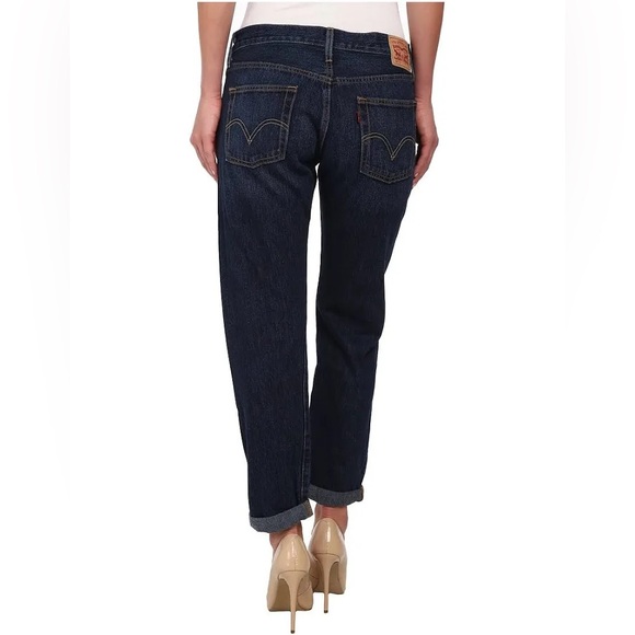 Levi’s 501 CT (Customized & Tapered) Button-Fly Blue Jeans - Size 28W x 32L - Picture 9 of 10